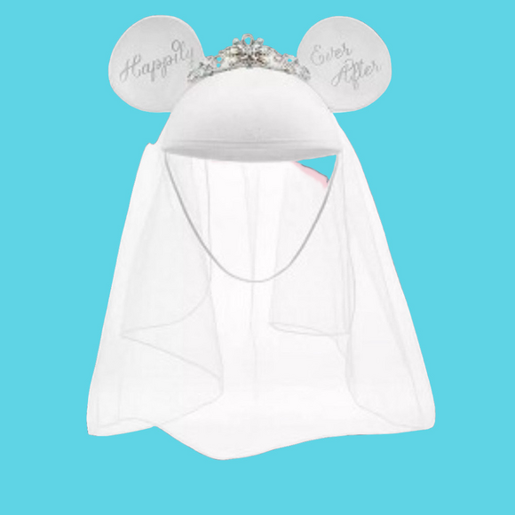 Disney Accessories - Disney Minnie’s Wedding Bridal Veil Hat. NWT